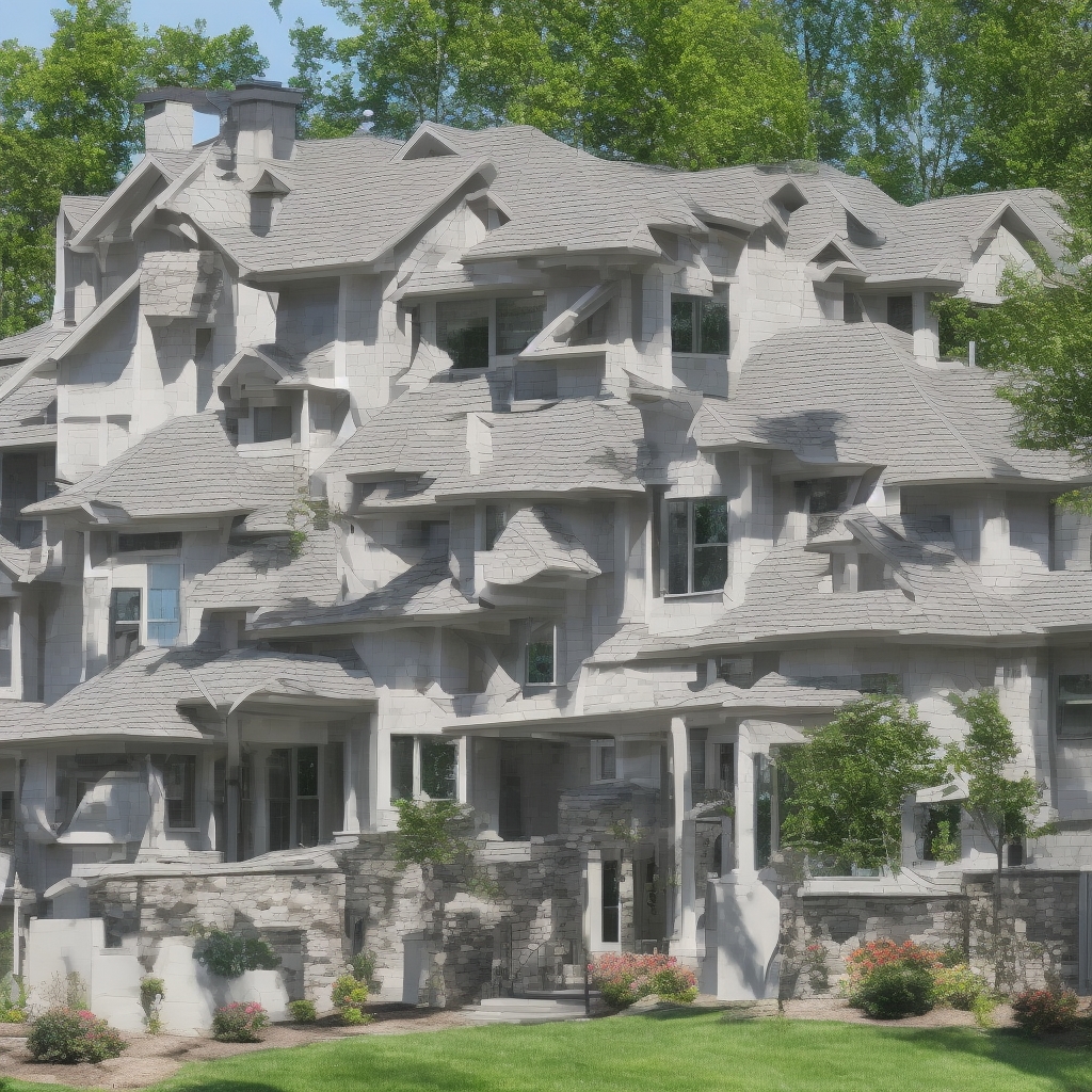 Completed exterior home improvement project