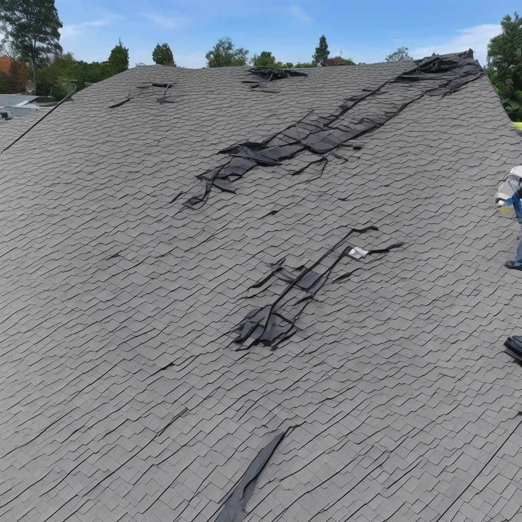 Professional roof repair service by certified contractor with attention to finishing details
