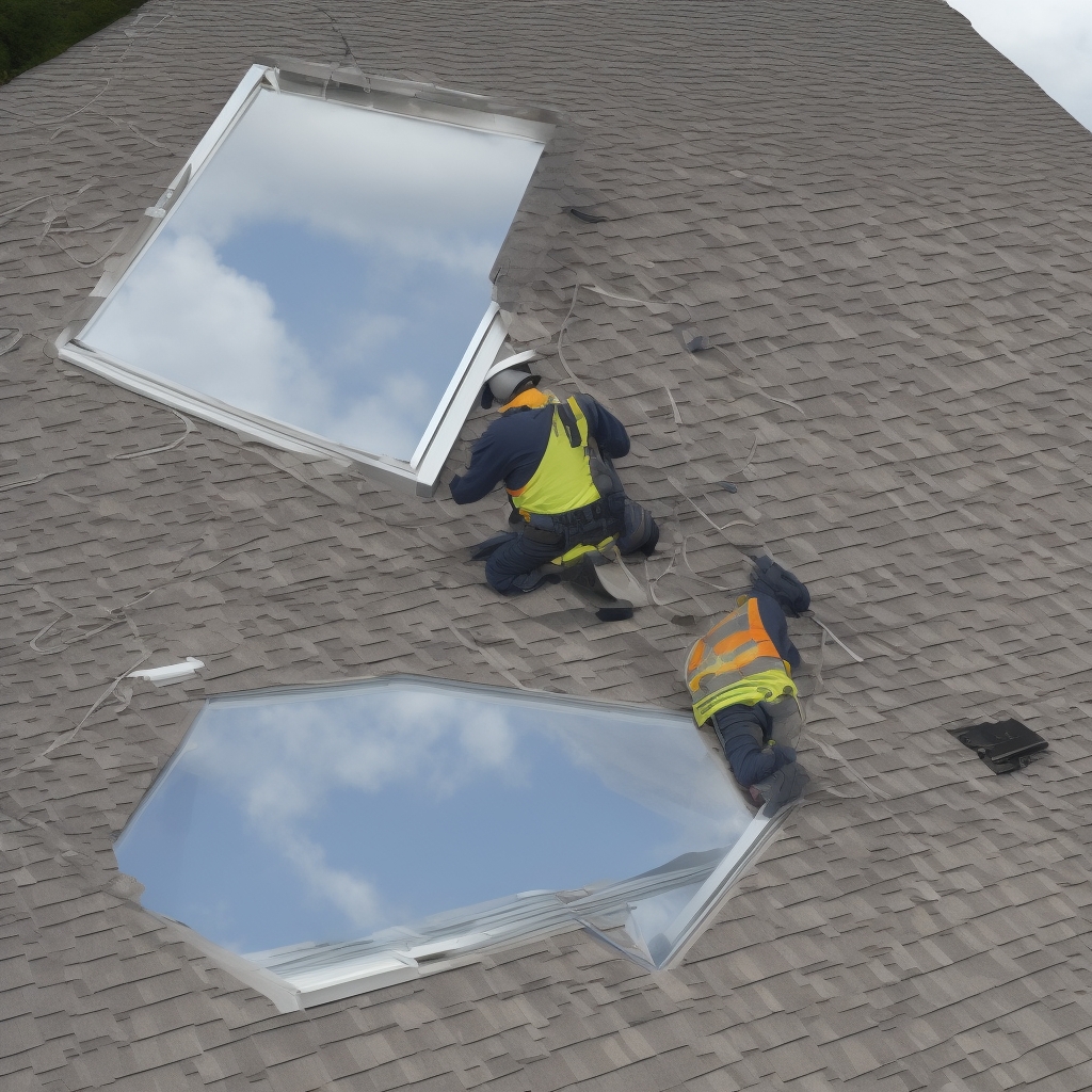 Expert skylight installation work by certified installer
